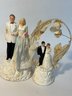 Vintage Bride And Groom Cake Toppers