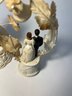 Vintage Bride And Groom Cake Toppers
