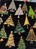 Vintage Christmas Pin Lot