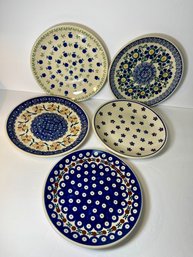 Boleslawcu Polish Pottery Plates