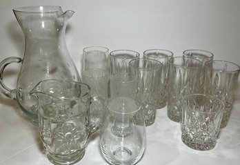 Crystal Glass Pitchers And Glasses
