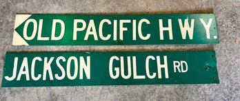 Metal Vintage Road Signs Old Pacific Hwy