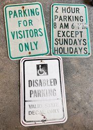 Lot Of Parking Signs