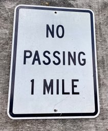 Road Sign - No Passing