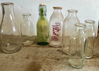Vintage Milk Bottles  Highland Pacific Mt Vernon
