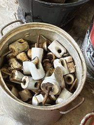 Large Lot Of Vintage Insulators