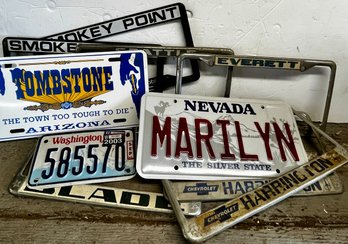 License Plates And Plate Holders