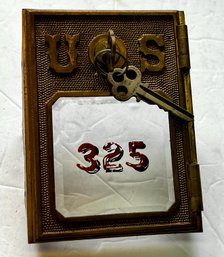 Antique Vintage Post Office Box Door And Keys