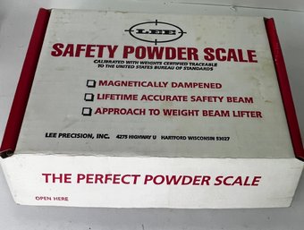 LEE Safety Powder Scale & Lyman Scale Weight Check Set