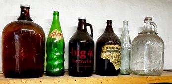 Vintage Large Bottle Lot
