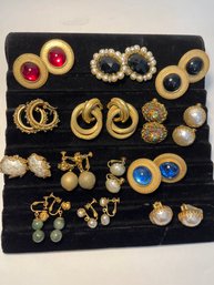 Miriam Haskell Clip Earring Lot
