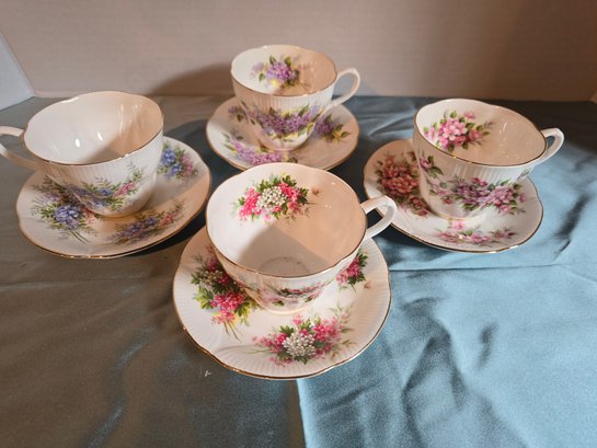Royal Albert Tea Cup And Saucer Blossom Time Series