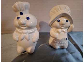 Vintage Phisbury Doughboy Salt And Pepper Shakers