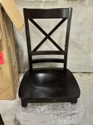 X Back Dining Chair Black