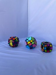 Lot Of (3) Puzzle Cubes