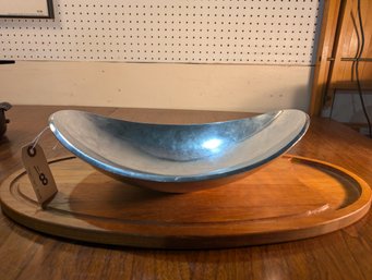 Large Custom Nambe Bowl Oval