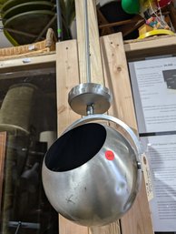 Silver Metal Space Drop Pendant Lamp