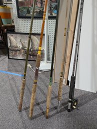 Set (5) Of Vintage Fly Rods