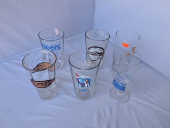 6 Pint Glasses (Denver Breweries,etc)