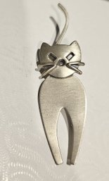 Danecraft Sterling Silver Cat Pin