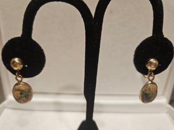 Scarab Screwback Earrings - 1/20 12k Gold Filled