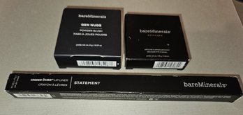 Bare Minerals Cosmetic Make-Up Lot - Blush, Bronzer, Lip Liner - Orig Boxes