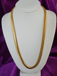 Anne Klein 16' Gold Tone Snake Chain Necklace