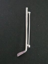 2 1/2' Sterling Silver Golf Club Pin