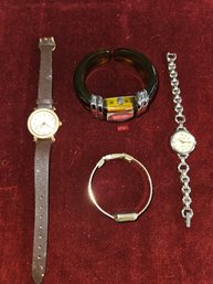 Small (4) Watch Lot - Vernier MMA Decade Diane Von Furstenberg