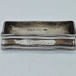 Antique Sterling Silver Napkin Rings (2) - Evelyn & Lorraine