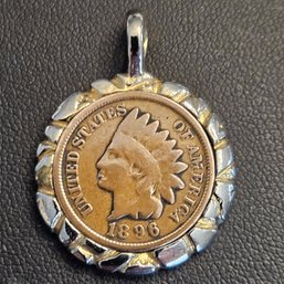 1886 Indian Head Penny Pendant