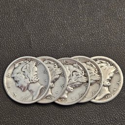 Lot Of Mercury Silver Dimes - Lot 1