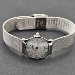 SKAGEN Denmark Stainless Steel MOP Dial Ladies Watch