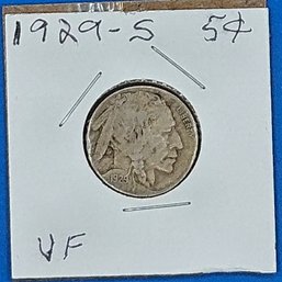 1929-S Buffalo Nickel Full Horn Nickel Coin