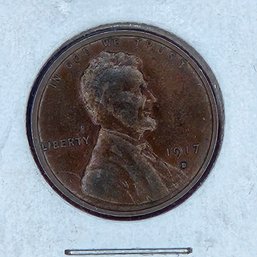 1917 D Lincoln Penny Coin