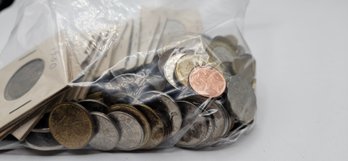 2 Lb Grab Bag Of Unsorted Foreign Coins - Spain, Egypt, Japan, Denmark, Australia - Lot 1