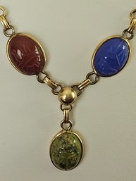 1/20 12k GF 16' Scarab Necklace