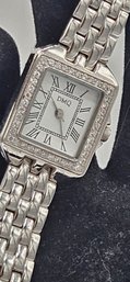 DMQ Stainless Steel Ladies Silver Watch