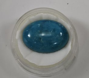 Large 23 Ct Mexican Oval Turquoise Loose Gemstone