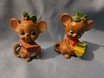 Pr Josef Originals Christmas Mouse Mice Figurines - Japan