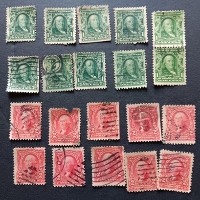 US Stamps Scott Catalog 300 & 301, Lot Of 10 Each