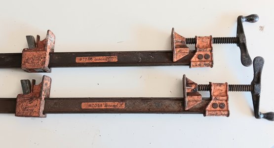 Pair Of Jorgenson #70 Bar Clamps, 54'