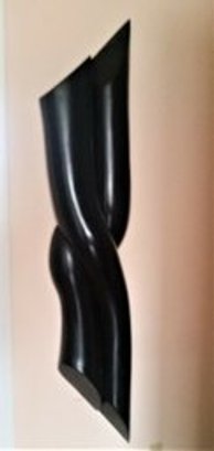 Modern Wall Sculpture, 1970s, Signed 'Beatrice',  Large 73'  Fiberglass Several Surface Bumps/ Spider Marks