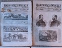 10 Antique Newspapers 1862, Civil War, Current Events,  Etc, 'Harper's Weekly'  , Complete Issues, No Odors