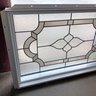 New Decorative Window, Insulated Beveled Glass Unused, 24x 37.5 Inch