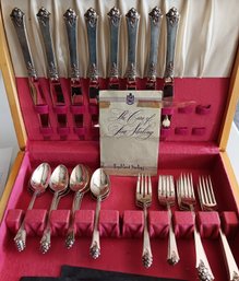 Sterling Silver Flatware Set, Royal Crest 40 Pieces