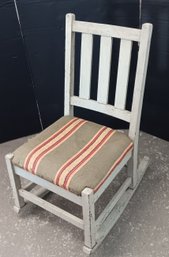 Painted Mission Oak Rocking Chair, Possible Stickley