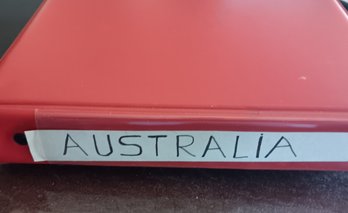 Album W/ Large Collection Of Stamps From Australia