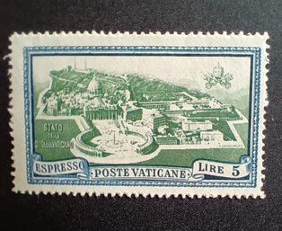 Vintage Vatican Stamp Collection, 32 Pages