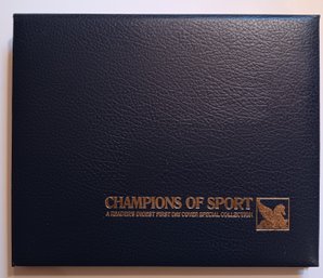 First Day Cover Album 1980 Era, Sports Related And Additional FDCs, 40 Total